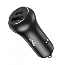 Адаптер в прикуриватель черный USB PD20W 3A Hoco Z38  black 